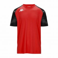 Koszulka Kappa Daverno. Czarne t-shirty sportowe Kappa, bez wzorów, bez ramiączek, na fitness i siłownię. Za 168.50 zł.