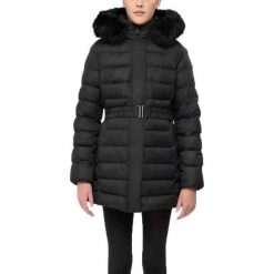 Kurtka GEOX W5626F T3152 W CATRIA Czarny. Czarne kurtki Geox, bez wzorów, z syntetyku, bez kaptura. Za 1,282.79 zł.