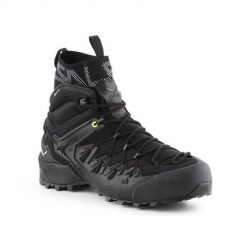 Buty trekkingowe męskie Salewa MS Wildfire Edge Mid Gtx. Zielone buty trekkingowe Salewa, bez wzorów, z gumy, za kostkę, bez zapięcia, trekkingowe. Za 1,127.00 zł.