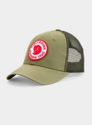 Czapka z daszkiem Fjallraven 1960 Logo Langtradarkeps. Zielone czapki z daszkiem Fjällräven, na lato, bez wzorów, z bawełny. Za 218.25 zł.