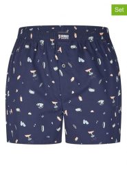Happy Shorts Bokserki w kolorze granatowym rozmiar: M. Niebieskie bokserki Happy Shorts, m, bez wzorów, z bawełny. Za 38.00 zł.