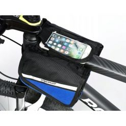 Torba rowerowa sakwa saszetka uchwyt rowerowy na telefon DUNLOP. Czarne torby na ramię Dunlop, bez wzorów, bez dodatków. Za 55.00 zł.