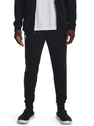 Under Armour Spodnie dresowe "Rival" w kolorze czarnym rozmiar: S. Czarne spodnie treningowe długie Under Armour, s, bez wzorów, z dresówki. Za 97.28 zł.