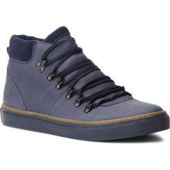 Trzewiki SERGIO BARDI - Gambaro FW127374318GR 107. Niebieskie botki sznurowane Sergio Bardi, bez wzorów, z materiału, bez obcasa, bez zapięcia. W wyprzedaży za 219.00 zł.