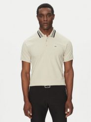 BOSS Polo 50538176 Beżowy Regular Fit. Brązowe koszulki polo Boss, m, bez wzorów, z bawełny, bez kołnierzyka, bez ramiączek. Za 339.99 zł.