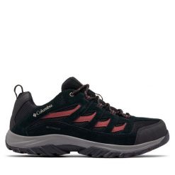 Trekkingi Columbia. Czarne buty trekkingowe Columbia, bez wzorów, bez zapięcia. Za 319.99 zł.