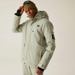 Kurtka narciarska męska z membraną Twin Tip Dare 2b. Brązowe kurtki narciarskie i snowboardowe Dare 2B, m, bez wzorów, z tkaniny, narciarskie. W wyprzedaży za 849.99 zł.