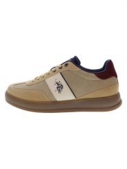 U.S. Polo Assn. Sneakersy w kolorze beżowym rozmiar: 42. Brązowe buty sportowe casual U.S. Polo Assn., bez wzorów, bez zapięcia. Za 173.99 zł.