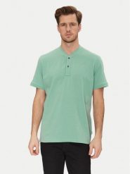Blend Polo 20717858 Zielony Regular Fit. Zielone koszulki polo Blend, m, bez wzorów, z bawełny, bez kołnierzyka, bez ramiączek. Za 49.99 zł.