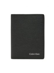 Calvin Klein Portfel Warmth K50K512683 Czarny. Czarne portfele CALVIN KLEIN, bez wzorów, ze skóry. Za 219.99 zł.