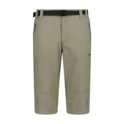 Spodenki męskie turystyczne CMP 3T51747. Zielone szorty CMP, m, bez wzorów, sportowe. Za 244.50 zł.