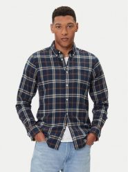Barbour Koszula Crossfell MSH4995BL33 Granatowy Tailored Fit. Niebieskie koszule Barbour, m, bez wzorów, z bawełny, bez kołnierzyka, bez ramiączek. Za 419.99 zł.