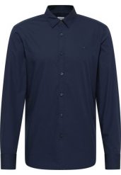 Męska Koszula MUSTANG Canton Dark Sapphire 1016238 4136. Niebieskie koszule Mustang, m, bez wzorów, bez kołnierzyka, bez ramiączek. Za 149.99 zł.
