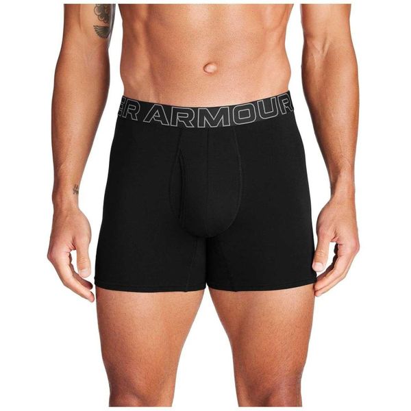 Bokserki sportowe męskie UNDER ARMOUR majtki 3-PAK. Czarne bokserki Under Armour, m, bez wzorów, z bawełny. Za 164.99 zł.