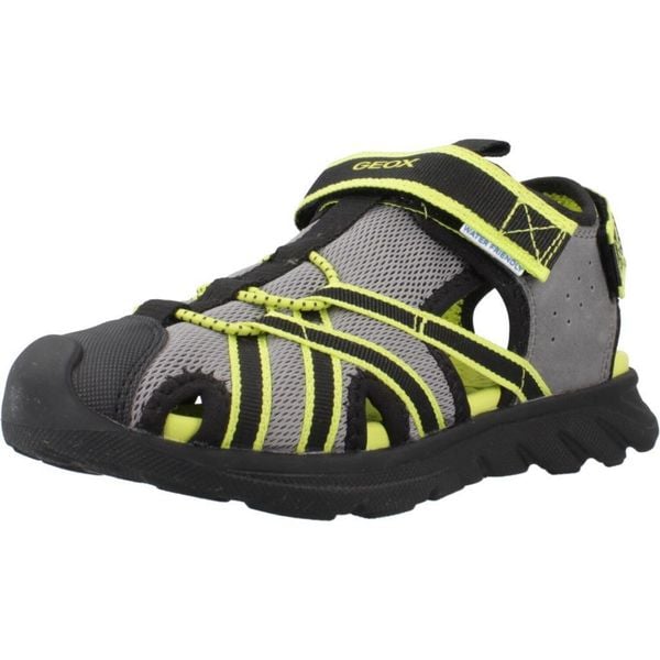 Sandały GEOX J SANDAL AIRADYUM BO Szary. Szare sandały Geox, z syntetyku, bez zapięcia. Za 277.77 zł.