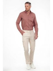 The Time of Bocha Spodnie chino w kolorze kremowym rozmiar: 42. Brązowe eleganckie spodnie The Time of Bocha, na co dzień. Za 173.99 zł.