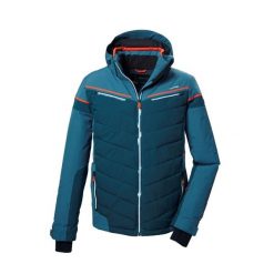 Kurtka narciarska pikowana z odpinanym kapturem rozpinana na zamek męska. Niebieskie kurtki narciarskie i snowboardowe KILLTEC, m, bez wzorów, narciarskie. W wyprzedaży za 799.99 zł.