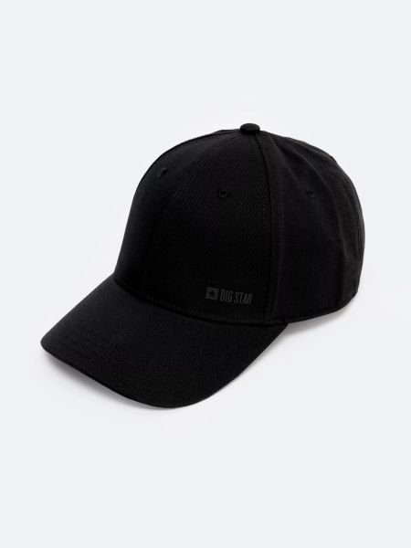Czapka z daszkiem czarna basil 906. Czarne czapki z daszkiem BIG STAR, bez wzorów, z bawełny. Za 79.99 zł.