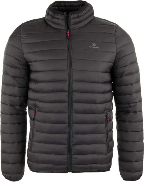 Kurtka męska Athl. Dpt Pacino czarna. Czarne kurtki Givova, na jesień, m, bez wzorów, z materiału, bez kaptura. Za 255.99 zł.
