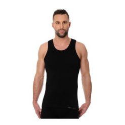 Podkoszulek męski bawełniany Brubeck COMFORT COTTON. Czarne podkoszulki Brubeck, m, bez wzorów, z bawełny, bez ramiączek. Za 54.99 zł.