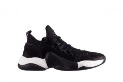 Trampki John Doubare 1812-2 Czarny, Skóra naturalna - 43. Czarne trampki John Doubare, bez wzorów, bez zapięcia. W wyprzedaży za 179.10 zł.