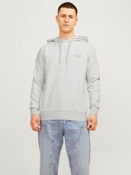 Jack & Jones Bluza w kolorze jasnoszarym rozmiar: XL. Szare bluzy Jack & Jones, xl, bez wzorów, z bawełny, z kapturem. Za 96.83 zł.