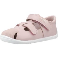 Sandały TITANITOS L500 RICARDO Rose. Czerwone sandały TITANITOS, ze skóry, bez zapięcia. Za 215.99 zł.