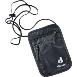 Saszetka turystyczna Deuter Security Wallet I - black. Czarne torby na ramię Deuter, bez wzorów, z materiału, bez dodatków. Za 66.15 zł.