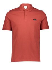 Calvin Klein Koszulka polo w kolorze czerwonym rozmiar: XS. Czerwone koszulki polo CALVIN KLEIN, xs, bez wzorów, bez kołnierzyka, bez ramiączek. Za 173.99 zł.