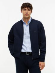 Tommy Hilfiger bluza z kapturem Mężczyźni niebieski, M. Niebieskie bluzy z kapturem Tommy Hilfiger, m, bez wzorów, z kapturem. Za 649.95 zł.