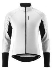 Gonso Softshellowa kurtka kolarska w kolorze białym rozmiar: L. Białe kurtki outdoor i hardshell Gonso, l, bez wzorów, bez kaptura. Za 288.52 zł.
