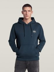 G-Star Bluza w kolorze granatowym rozmiar: S. Niebieskie bluzy G-Star, s, bez wzorów, z bawełny, z kapturem. Za 200.95 zł.