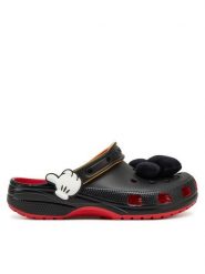 Crocs Klapki Mickey IAM Classic Clog 209895 Czarny. Czarne klapki Crocs, z tworzywa sztucznego. Za 229.99 zł.