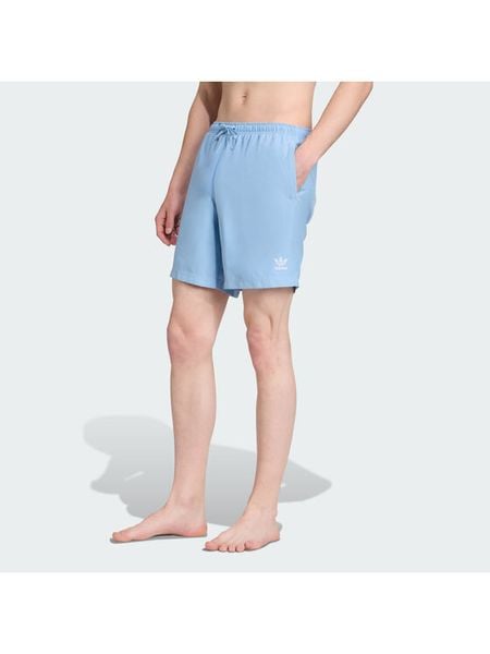 Adidas Szorty kąpielowe adicolor 3-Stripes JX5017 Błękitny Regular Fit. Niebieskie kąpielówki Adidas, l, bez wzorów, z syntetyku. Za 118.99 zł.