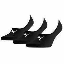 Skarpety Puma Footie 3 Pack. Czarne skarpety Puma, bez wzorów, z bawełny. Za 58.99 zł.
