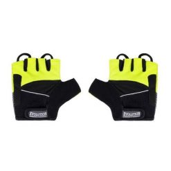 Rękawiczki rowerowe Yellow Style Evolution Professional Equipment. Czarne rękawiczki EVOLUTION PROFESSIONAL EQUIPMENT, bez wzorów, z materiału. Za 25.90 zł.