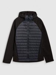 4F Kurtka softshellowa w kolorze czarnym rozmiar: XXL. Czarne kurtki outdoor i hardshell 4F, m, bez wzorów, bez kaptura. Za 141.19 zł.