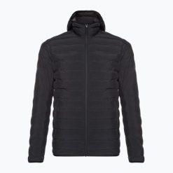 Kurtka puchowa męska Helly Hansen Mono Material Hooded Insulator. Czarne kurtki Helly Hansen, m, bez wzorów, z materiału, bez kaptura. Za 449.99 zł.