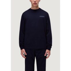 Bluza Mężczyzna NAPAPIJRI B-BACK GRAPHIC C. Niebieskie bluzy Napapijri, m, bez wzorów, z bawełny, bez kaptura. W wyprzedaży za 283.40 zł.