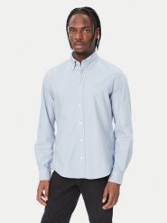 BOSS Koszula 50567015 Granatowy Regular Fit. Niebieskie koszule Boss, m, bez wzorów, z bawełny, bez kołnierzyka, bez ramiączek. Za 466.99 zł.