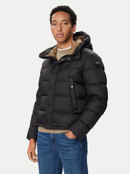 Blauer Kurtka puchowa Clippper 26WBLUC03025 Czarny Regular Fit. Czarne kurtki Blauer, m, bez wzorów, z puchu, bez kaptura. Za 2,249.00 zł.