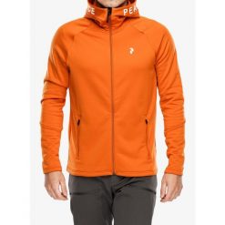 Bluza z zamkiem męska Peak Performance Rider Zip Hood. Brązowe bluzy Peak Performance, m, bez wzorów, bez kaptura. Za 470.99 zł.