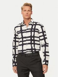 Hugo Koszula Ermo 50520097 Écru Slim Fit. Koszule Hugo, m, bez wzorów, z bawełny, bez kołnierzyka, bez ramiączek. Za 479.99 zł.