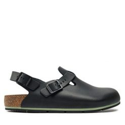 Sandały Birkenstock. Czarne sandały Birkenstock, bez zapięcia. Za 619.99 zł.