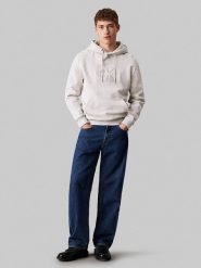CALVIN KLEIN JEANS Bluza w kolorze jasnoszarym rozmiar: L. Szare bluzy Calvin Klein Jeans, l, bez wzorów, z bawełny, z kapturem. Za 291.93 zł.