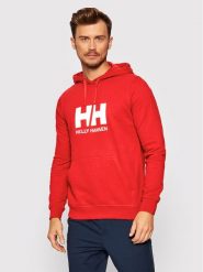 Helly Hansen Bluza Logo 33977 Czerwony Regular Fit. Czerwone bluzy Helly Hansen, m, bez wzorów, z bawełny, bez kaptura. Za 249.99 zł.