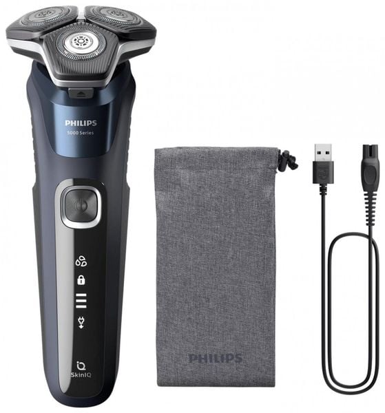 Męska Philips 5000 SkinIQ S5885/10 granatowy. Golarki PHILIPS. Za 359.00 zł.