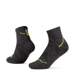 Skarpety do biegania Dryflx Quarter. Czarne skarpety Buff, bez wzorów, z dzianiny. Za 94.99 zł.