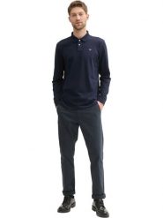 Tom Tailor Koszulka polo w kolorze granatowym rozmiar: M. Niebieskie koszulki polo Tom Tailor, m, bez wzorów, z bawełny, bez kołnierzyka, bez ramiączek. Za 62.03 zł.