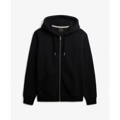 Bluza z kapturem Superdry Vintage Logo. Czarne bluzy Superdry, m, bez wzorów, z kapturem. Za 347.00 zł.